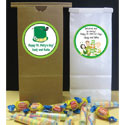 Custom St. Patrick's Day theme favor bags
